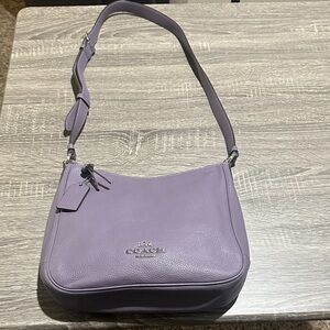 Coach Ellie Vintage Purple Leather Shoulder Bag C1648